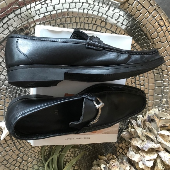 SALVATORE FERRAGAMO BLACK LOAFER VIBRAM SOLE - Picture 6 of 12